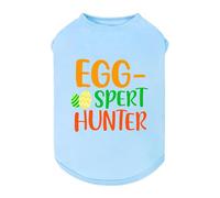 Fitwarm Egg-spert Hunter Dog Easter Outfit, Summer Clothes for Small Dogs Boy Girl, Pet Outfit, Blue, Red, Green, Orange, Medium