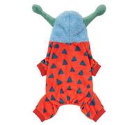 Fitwarm Hilarious Eyes Halloween Dog Monster Costume, Funny Costumes for Small Dogs Boy Girl, Pet Outfit, Red, Blue, Light Sea Green, Medium
