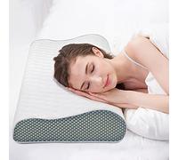 Fityou Memory Foam Pillow,Ergonomic Neck Support Pillow,Sleeping Pillow with Zip for Side Sleepers,Back Sleepers,Washable Pillow Case,60 x 35 cm