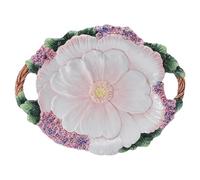 Fitz and Floyd Jardin Floral Handled Serving Platter, 19 Inch