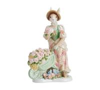 Fitz and Floyd Vita's Garden Ceramic Rabbit Figurine, 13.75-Inch