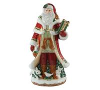 Fitz & Floyd Xmas Santa Figurine with Gift