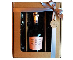 Fitz Pink English Sparkling Wine and 2 Spiegelau Fizz Glasses Gift Set