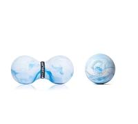 FITZELAR Massage Lacrosse Balls for Myofascial Release, SGS Certification, Massage Deep Tissue for Back and Shoulder, Trigger Point Therapy, Muscle Knots, Relieving Muscle Pain (2Blue)