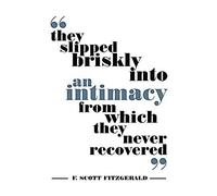 Fitzgerald Intimacy Never Recovered Canvas Wall Art Print
