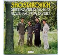 FITZWILLIAM STRING QUARTET - shostakovich: string quartets nos. 4 & 12 LP