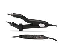 Fiunkes Heat Hair Connector Adjustable Temperature Heating Tip Hair Extension Iron, Fusion Hair Extension Iron Keratin Bonding Tools