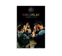 FIUTXWQFX Coldplay Poster Music Rock Band Vintage Live Posters for Room Aesthetic Canvas Wall Art Bedroom Decor12x18inch(30x45cm)