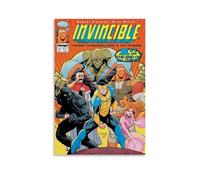 FIUTXWQFX Invincible Poster Comic Collage Tv Series Posters for Room Aesthetic Canvas Wall Art Bedroom Decor16x24inch(40x60cm)