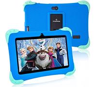 Fivahiva Kids Tablets 7" HD Display Android 12 Tablet for Kids Dual Camera 2GB+32GB WIFI Bluetooth Parental Control Eye Protection Children Tablet for Ages 2-12 with Kid-Proof Case (Blue)
