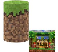 FiVan Pedestal Cover Plinth Cover Mosaic Game Elastic Stretch Spandex for Metal Cylinder Stands NO-1968