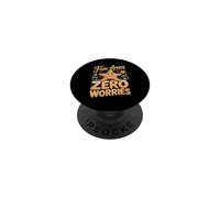 Five Arms Zero Worries Starfish Sea Star Ocean Pun PopSockets Adhesive PopGrip