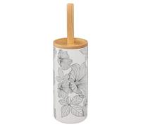Five Blackflora Ceramic Toilet Brush with Holder