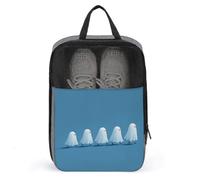 Five Cartoon Ghosts Walking Shoe Bag for Travel Daily Use Anti-dust Storage Carrier Golf Shoe Pouch