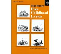 Five Childhood Lyrics: Vocal score