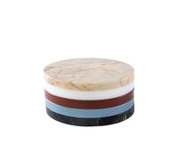 Five Circles Cutting Board/Coaster Set C Multicolor