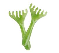 Five Claw Meridian Massage Comb - 2Pcs Resin Scalp Massage Deer Antlers Comb, Wide Tooth Massage Scraper, Guas-ha Tools for Manual Lymphatics Drainages, Deep Relaxation, Stress Relief and Hair Growth