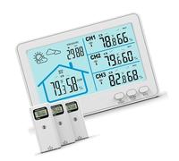 Five Color Display Radio Inside Thermograph Hygrometer with 100M Extent Transducer and Meteorological Station Features Digital Humidness Monitors Weather Stations