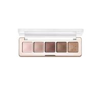 Five-Color Eyeshadow Palette, Shimmery Earth Tones, Matte and Highlight Shades, Silky Texture, Long-Lasting and Blending, Waterproof, Suitable for Natural Everyday Makeup for Mature Women