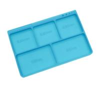 Five Compartment Model Service Tray for Small Hardware, Built in Ruler Guide, Repair Sorting Organizer Model Repair Parts Tray Small Parts Organizer Screw Sorting Hardware Holder Hobby