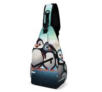 Five Cute Penguins Sling Bag Crossbody Bags Cross Body Purse