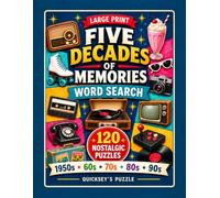 Five Decades of Memories: Large Print Word Search