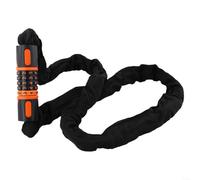 Five-Digit Combination Bike Lock, 7.5mm Heavy Duty Chain with Alloy Steel Core, Weather-Resistant for Bikes Motorcycles Generators, Black(1.5m)