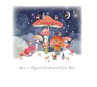 Five Dollar Shake 6 Luxury Christmas Cards Mushrooms Magical Toadstool Box Set
