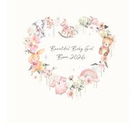 Five Dollar Shake - Beautiful Baby Girl Born 2026 Greeting Card - 16 x 16 CM