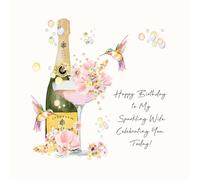 Five Dollar Shake - Happy Birthday to my Sparkling Wife... - 16 x 16 CM