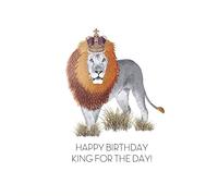 Five Dollar Shake King for the day! - Quality handmade Greeting card (KF12)