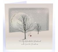 Five Dollar Shake Large Christmas Card Wonderful Husband Love Luxury Xmas Card