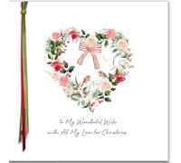 Five Dollar Shake Large Christmas Card Wonderful Wife Love Luxury Xmas Card