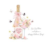 Five Dollar Shake - Mother's Day Card - Sip Sip Rose and Have a Happy Mother's Day
