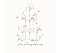 Five Dollar Shake - Silver Wedding Anniversary Greeting Card - 16 x 16 CM