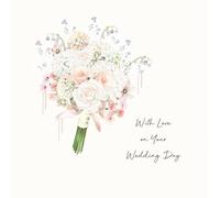 Five Dollar Shake - With Love on your Wedding Day - 16 x 16 CM