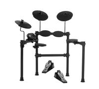 Five Drum Three Cymbal Silicone Pluggable Earphone Dual Electronic Drum Kit With Alloy Pedal Electronic Drums Kit
