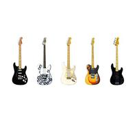 Five Famous Guitars Played By Pink Floyd - Greeting Card, DL Size