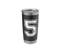 Five Fifth Quintet Fivesome Number Stainless Steel Insulated Tumbler