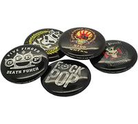Five Finger Death Punch 5FDP Unisex Badge Set multicolour, metal,