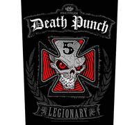Five Finger Death Punch Back Patch Legionary Band Logo Official 36cm x 29cm One Size