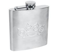 Five Finger Death Punch Logo Hip Flask silver coloured Onesize