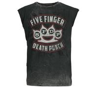 Five Finger Death Punch Logo Tank top grey S