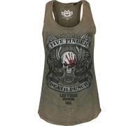 Five Finger Death Punch Logo Top beige L
