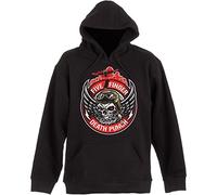 Five Finger Death Punch Men's Bomber Patch 5FDP Hoodie Black