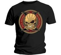 Five Finger Death Punch Men's Decade of Destruction T-Shirt, Black (Black Black), X (Size:X-Large)