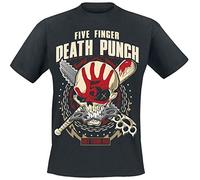 Five Finger Death Punch Men's Zombie Kill T-Shirt, Black, X-Large