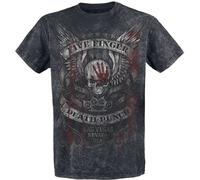 Five Finger Death Punch No Regrets T-Shirt black grey M