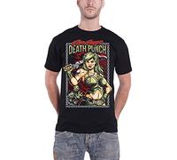 Five Finger Death Punch T Shirt Assassin Band Logo Official Mens Black XL