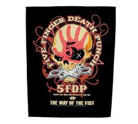 Five Finger Death Punch Way Of The Fist Unisex Back Patch multicolour, 95% cotton, 5% polyester,